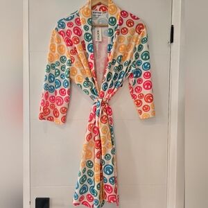 rainbow Smiley Face Robe